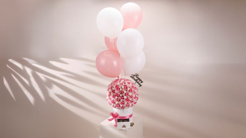 Happy Birthday And Flowers